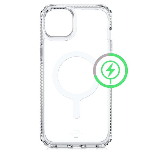 Itskins Hybrid r Clear Magsafe Case For Apple Iphone 15 / Iphone 14 / Iphone 13, Transparent AP5N-HMACR-TRSP - main